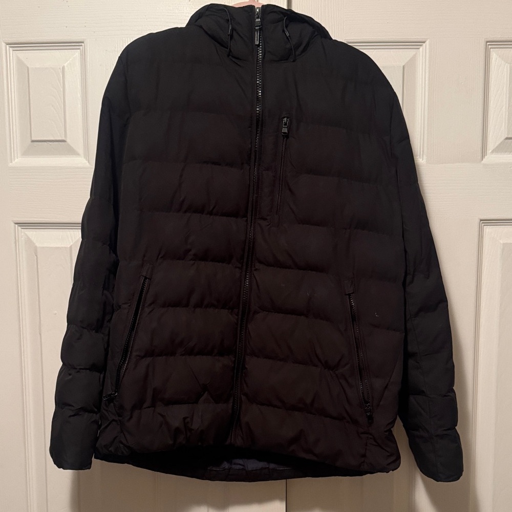 Michael Kors Travel Engineered Black Puffer Jacket